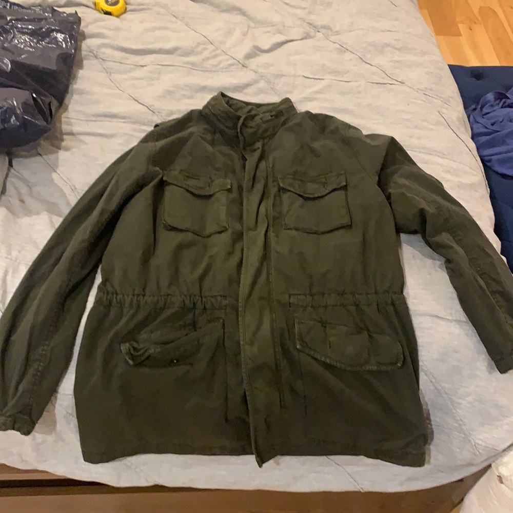 Olive Green Men’s Gap Utility Jacket